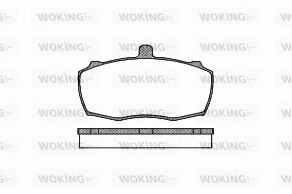 Brake Pad Set, disc brake (P0593.00)