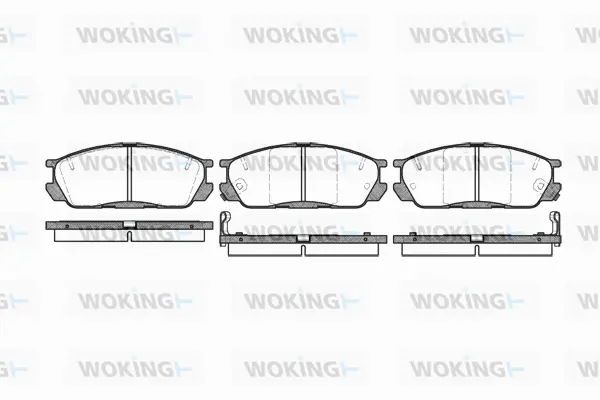 Brake Pad Set, disc brake (P2983.02)