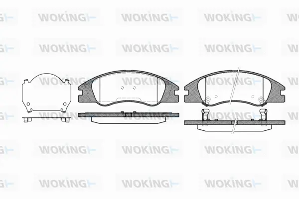 Brake Pad Set, disc brake (P10343.02)