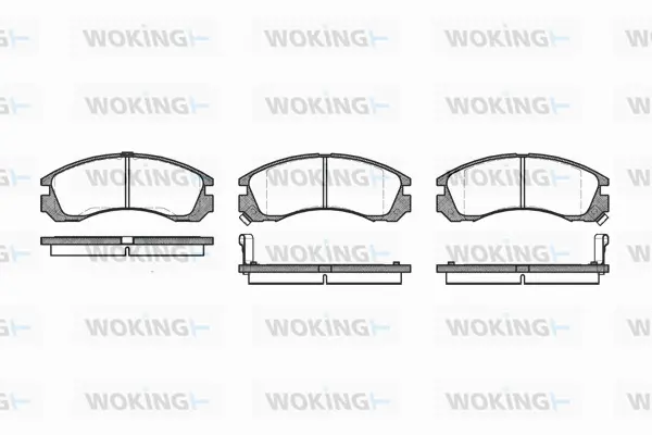 Brake Pad Set, disc brake (P2543.02)