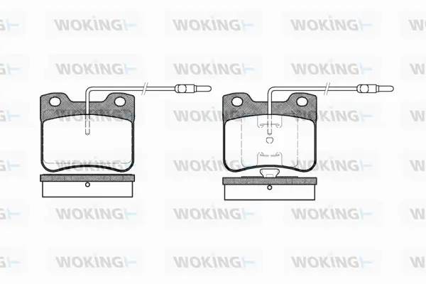Brake Pad Set, disc brake (P3473.04)