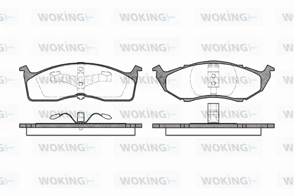 Brake Pad Set, disc brake (P5473.20)