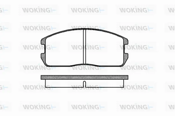 Brake Pad Set, disc brake (P0753.00)