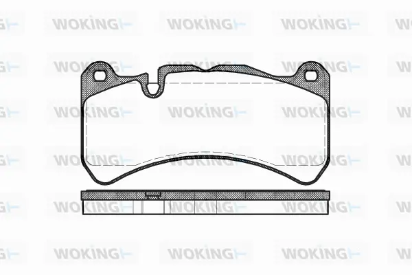 Brake Pad Set, disc brake (P10923.00)