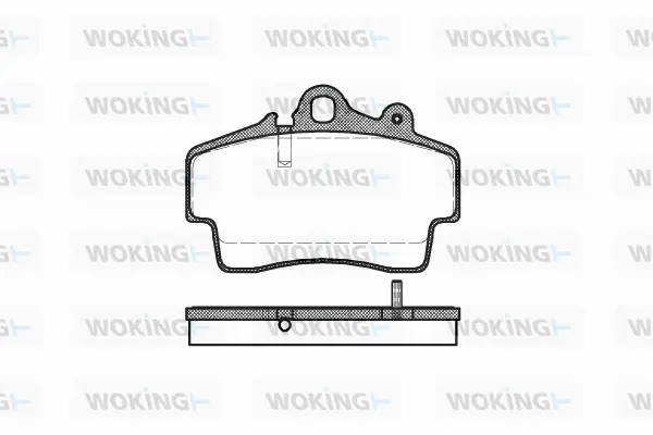 Brake Pad Set, disc brake (P7533.00)