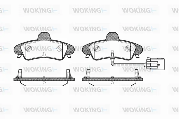 Brake Pad Set, disc brake (P5333.12)