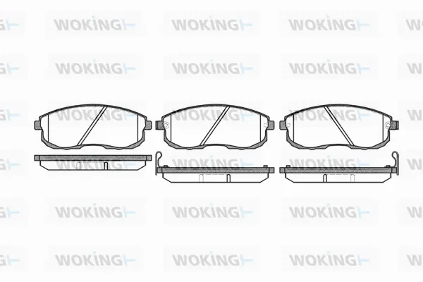 Brake Pad Set, disc brake (P3933.12)