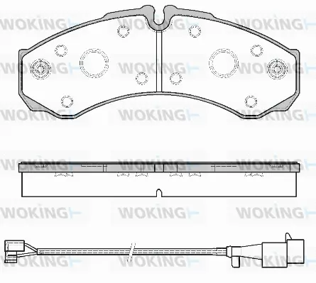 Brake Pad Set, disc brake (P7513.52)