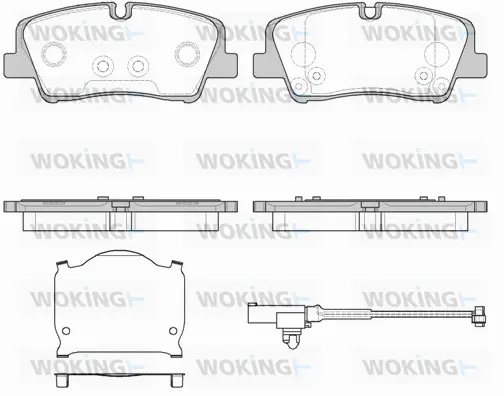 Brake Pad Set, disc brake (P17873.10)