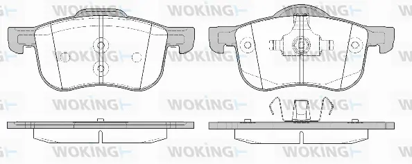 Brake Pad Set, disc brake (P6133.10)