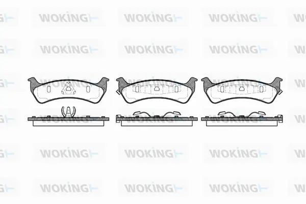 Brake Pad Set, disc brake (P5703.02)