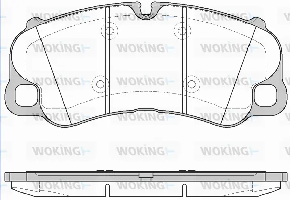 Brake Pad Set, disc brake (P14953.10)