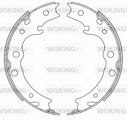 Brake Shoe, parking brake (Z4448.00)