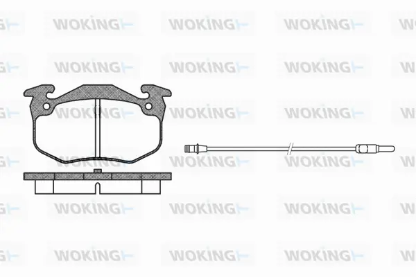 Brake Pad Set, disc brake (P0443.92)