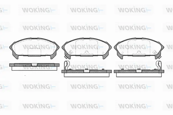 Brake Pad Set, disc brake (P2603.02)