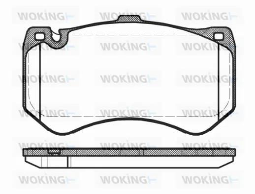 Brake Pad Set, disc brake (P15553.00)