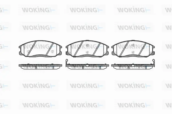 Brake Pad Set, disc brake (P6713.02)
