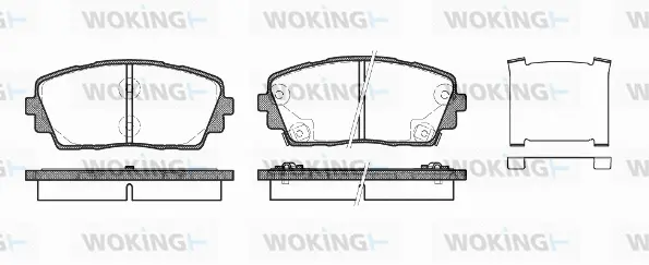 Brake Pad Set, disc brake (P15813.02)