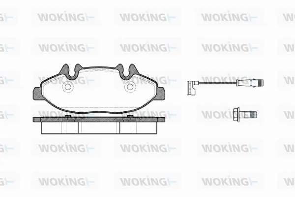 Brake Pad Set, disc brake (P10093.02)