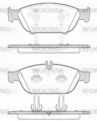 Brake Pad Set, disc brake (P15413.10)
