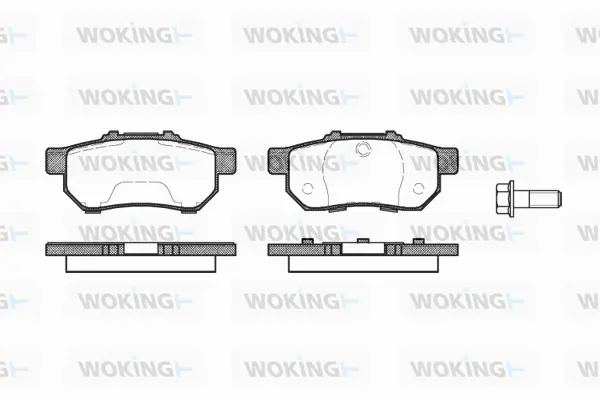 Brake Pad Set, disc brake (P3333.20)