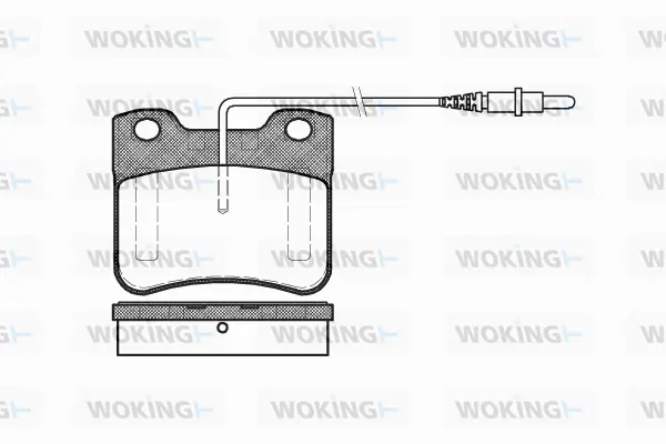 Brake Pad Set, disc brake (P3473.24)