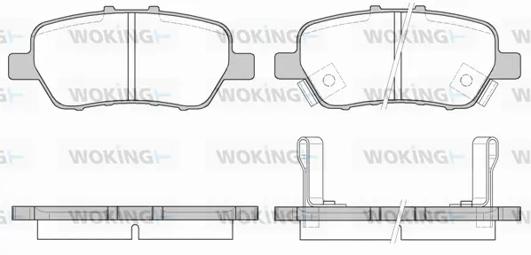 Brake Pad Set, disc brake (P12303.02)
