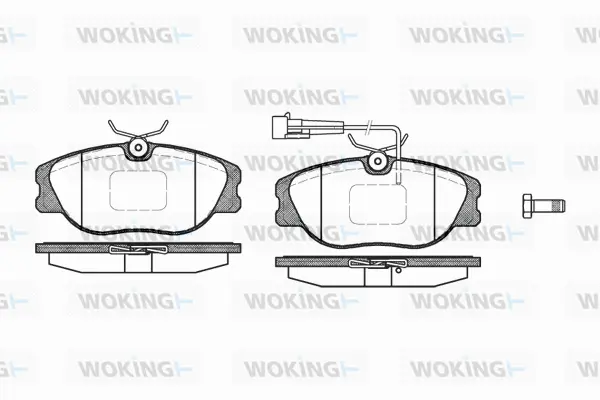 Brake Pad Set, disc brake (P2053.12)