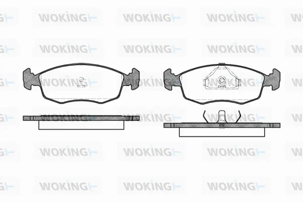 Brake Pad Set, disc brake (P0723.00)