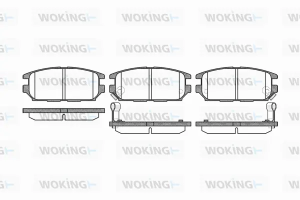 Brake Pad Set, disc brake (P2563.12)
