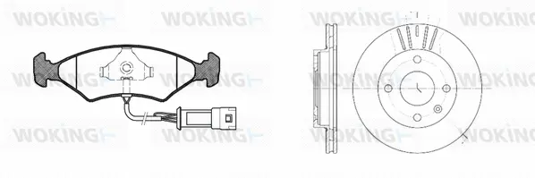 Brake Kit, disc brake (80193.02)