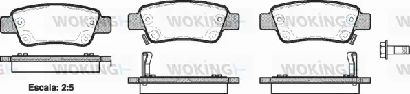 Brake Pad Set, disc brake (P13903.02)