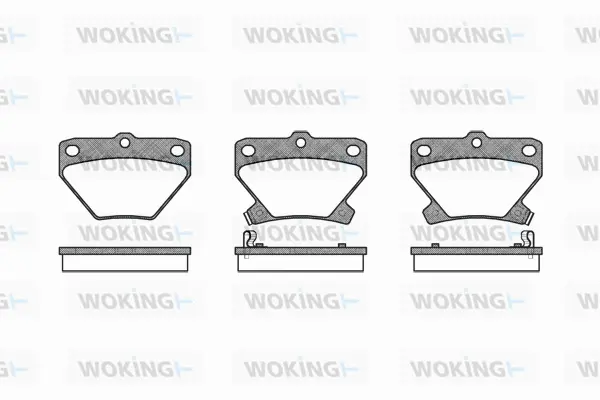 Brake Pad Set, disc brake (P6413.02)