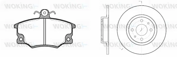 Brake Kit, disc brake (80463.01)