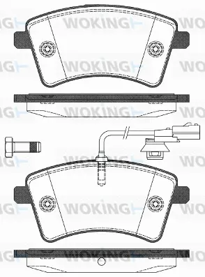 Brake Pad Set, disc brake (P12513.01)