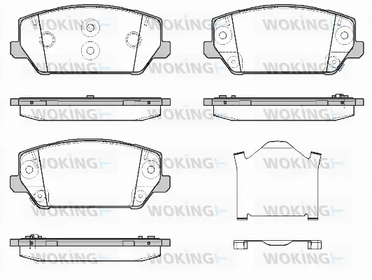 Brake Pad Set, disc brake (P19093.02)