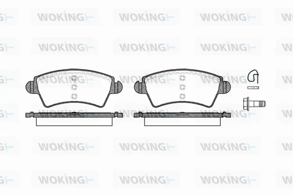 Brake Pad Set, disc brake (P6263.10)