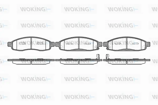 Brake Pad Set, disc brake (P11943.12)