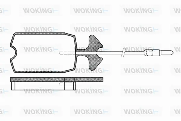Brake Pad Set, disc brake (P1343.14)