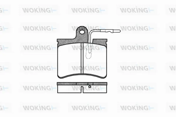 Brake Pad Set, disc brake (P0253.04)