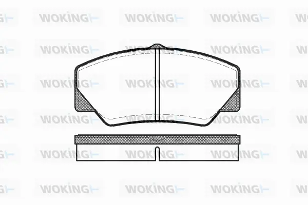 Brake Pad Set, disc brake (P3063.00)