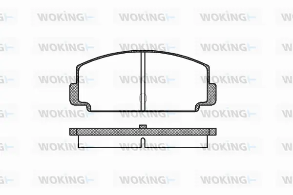 Brake Pad Set, disc brake (P1753.60)