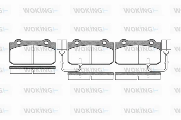 Brake Pad Set, disc brake (P3103.02)