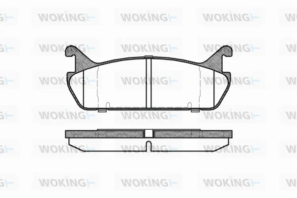Brake Pad Set, disc brake (P2293.00)