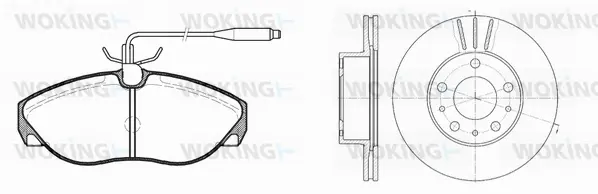 Brake Kit, disc brake (85863.01)