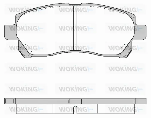 Brake Pad Set, disc brake (P12083.00)