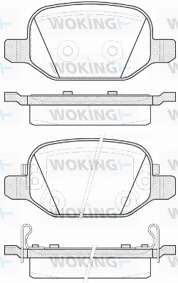 Brake Pad Set, disc brake (P6273.52)