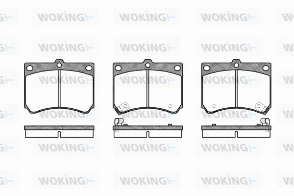 Brake Pad Set, disc brake (P2333.02)