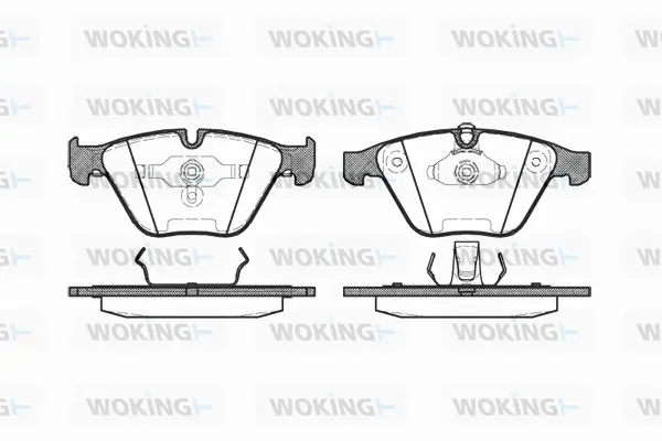 Brake Pad Set, disc brake (P9573.00)