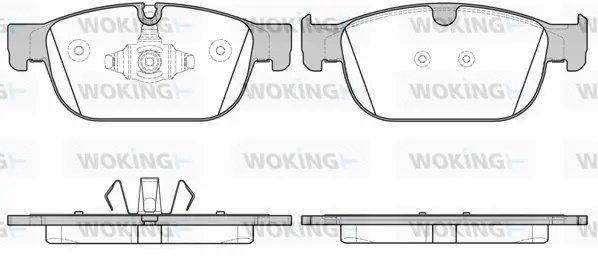 Brake Pad Set, disc brake (P17963.00)